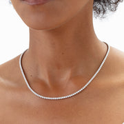 Straight Line Necklace 8ctw approx.