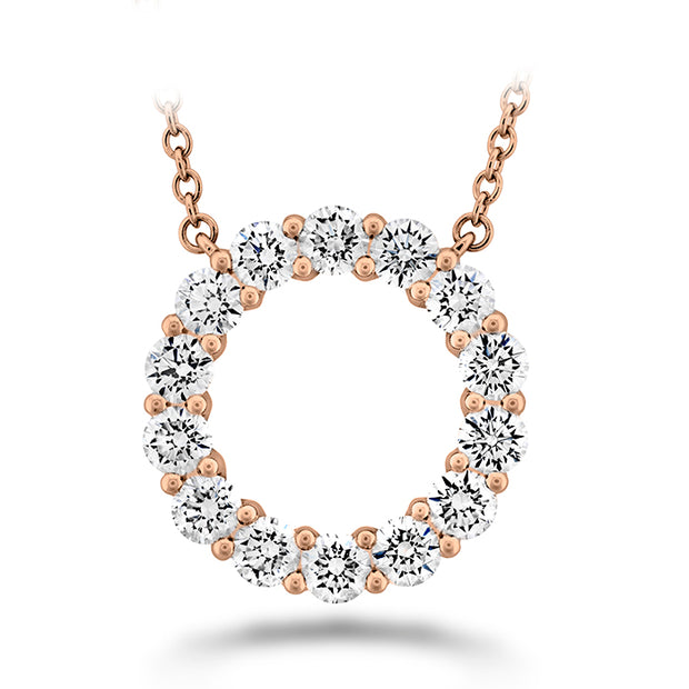 Diamond Circle Necklace 1ctw approx.