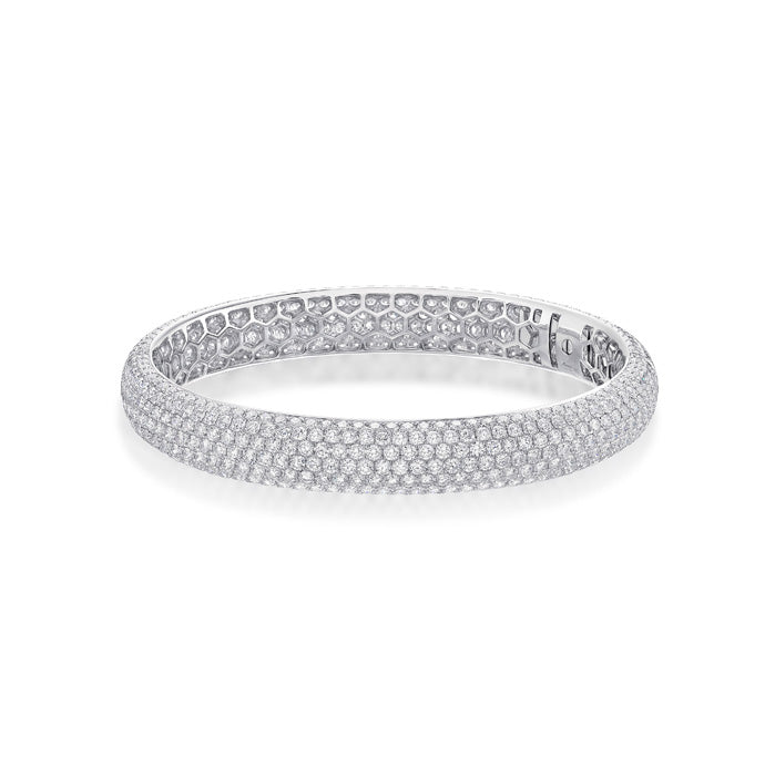 Pirouette Pave Bangle 18ctw approx.