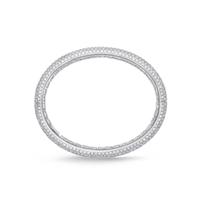 Pirouette Pave Bangle 15ctw approx.
