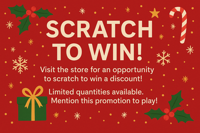 Your Chance to Win Holiday Savings Starts In-Store!