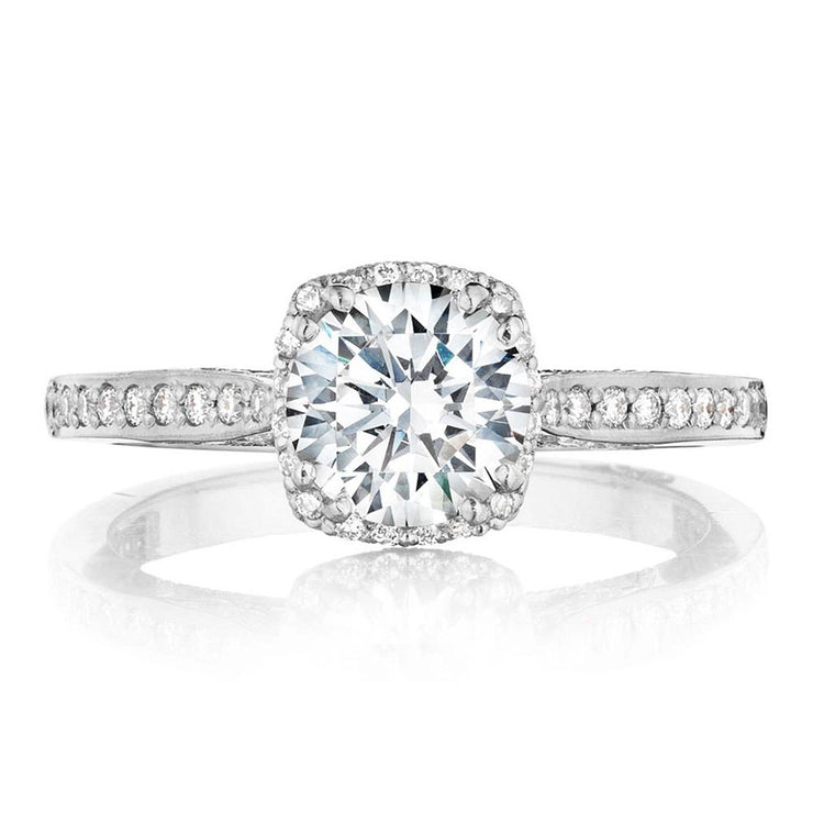 Round Bloom Engagement Ring