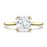 Cushion Solitaire Engagement Ring