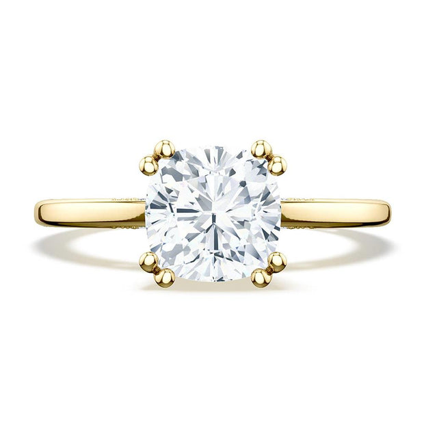 Cushion Solitaire Engagement Ring