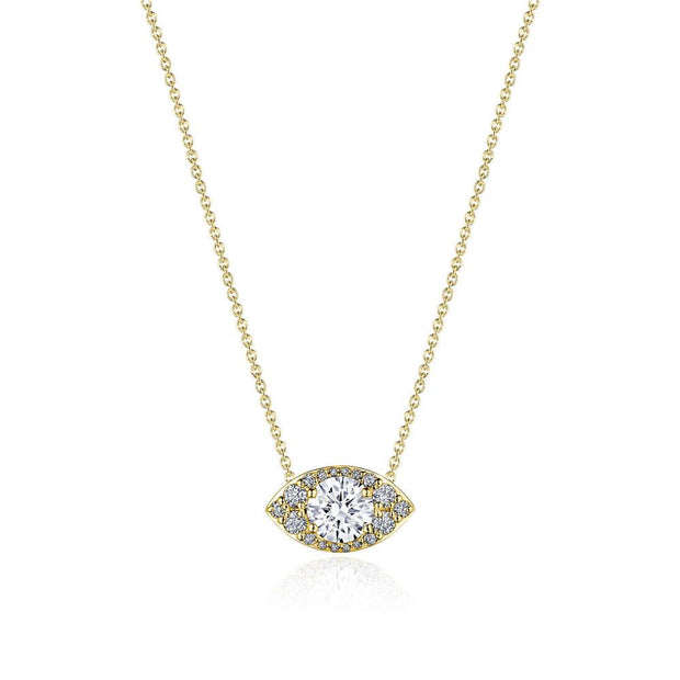 17"" Marquise Bloom Diamond Necklace