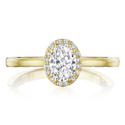 Oval Bloom Engagement Ring