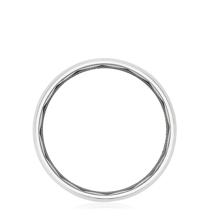 Classic Rounded in High Polish Finish Wedding Band