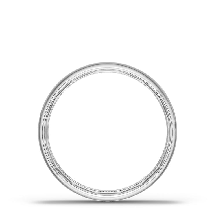 Classic Rounded in High Polish Finish Wedding Band