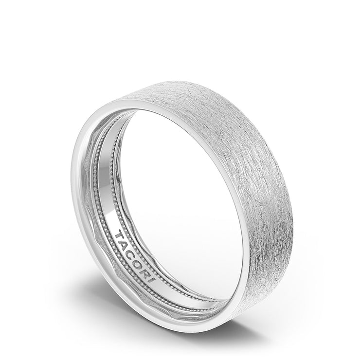 Classic Flat in Brushed Finish Wedding Band