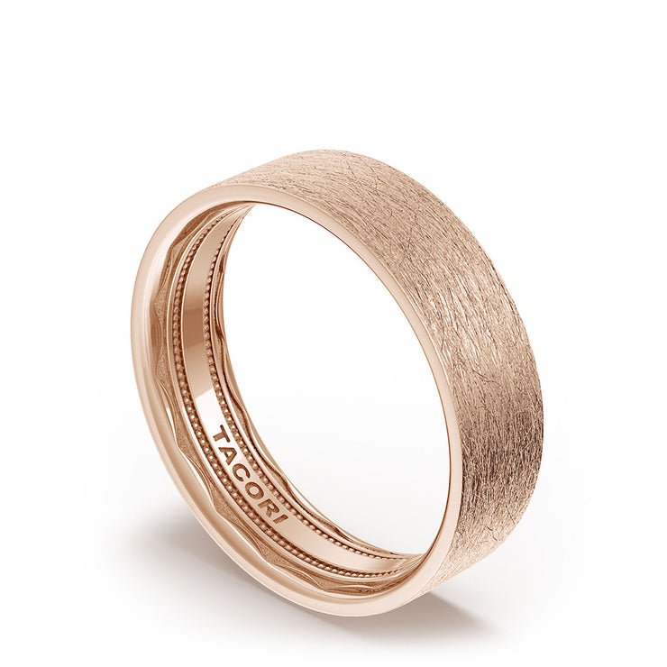 Classic Flat in Brushed Finish Wedding Band