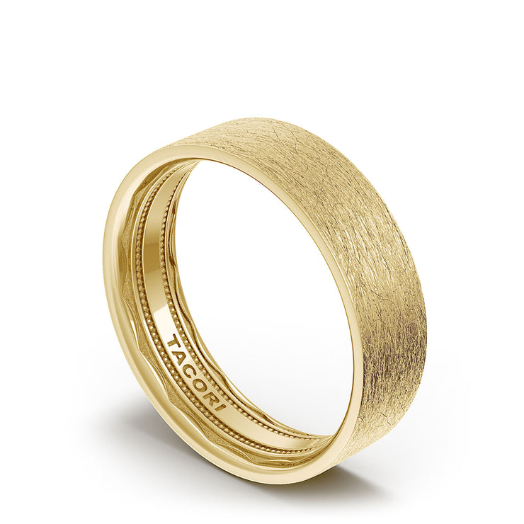 Classic Flat in Brushed Finish Wedding Band