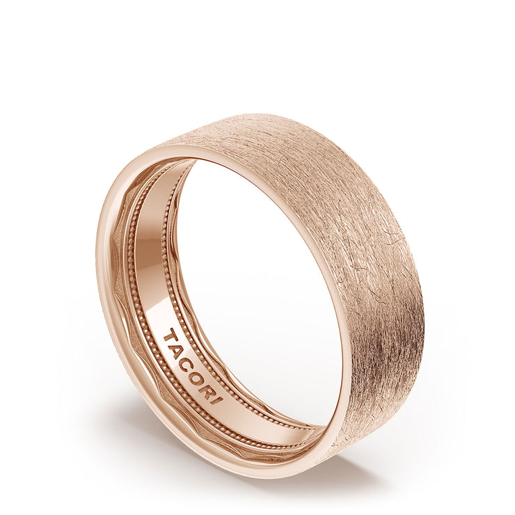 Classic Flat in Brushed Finish Wedding Band