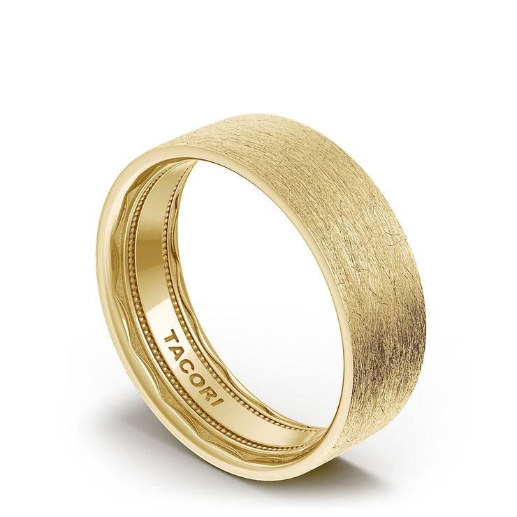 Classic Flat in Brushed Finish Wedding Band