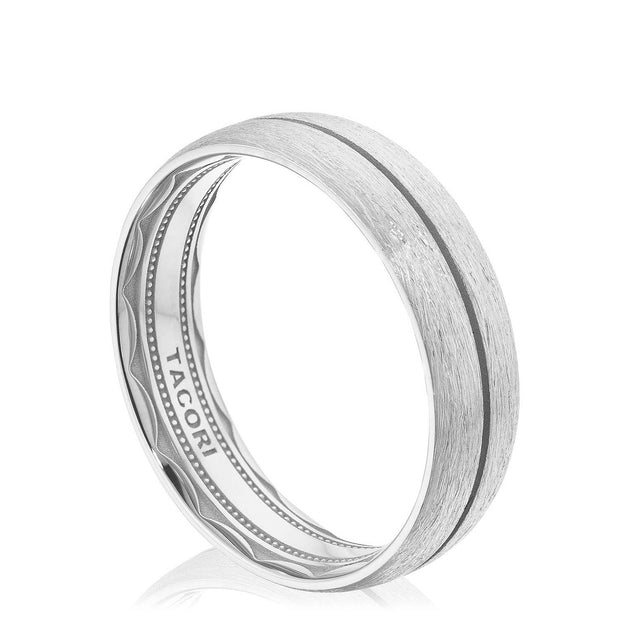 Classic Streamline in Brush Finish Wedding Band