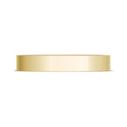 Classic Two-Tone Flat Wedding Band in High Polish