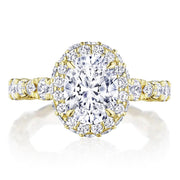 Oval Bloom Engagement Ring