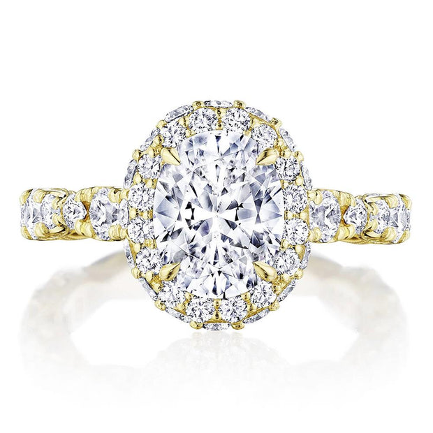 Oval Bloom Engagement Ring