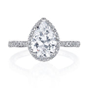 Pear Bloom Engagement Ring