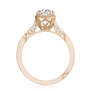 Round Bloom Engagement Ring