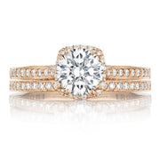 Round Bloom Engagement Ring