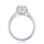 Round Bloom Engagement Ring