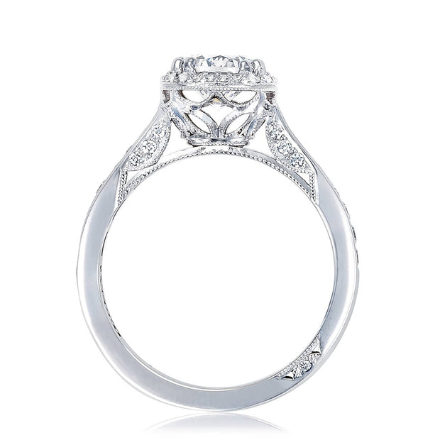 Round Bloom Engagement Ring