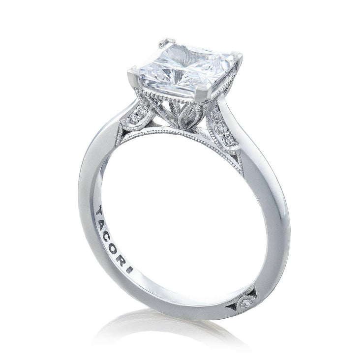 Princess Solitaire Engagement Ring