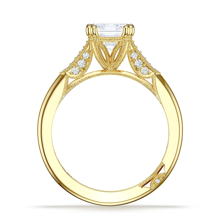 Emerald Solitaire Engagement Ring