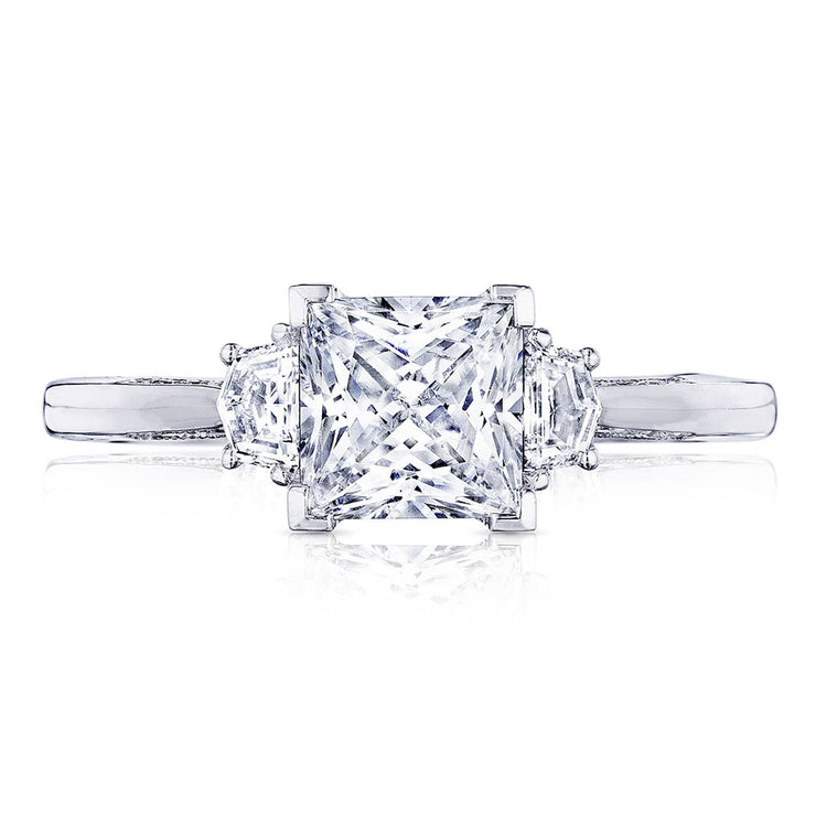 Princess 3-Stone Engagement Ring