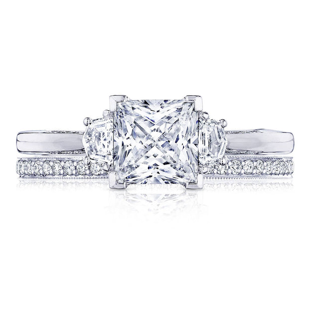 Princess 3-Stone Engagement Ring