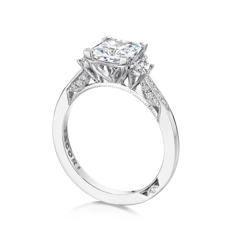 Princess 3-Stone Engagement Ring