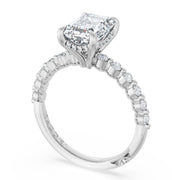Emerald Solitaire Engagement Ring