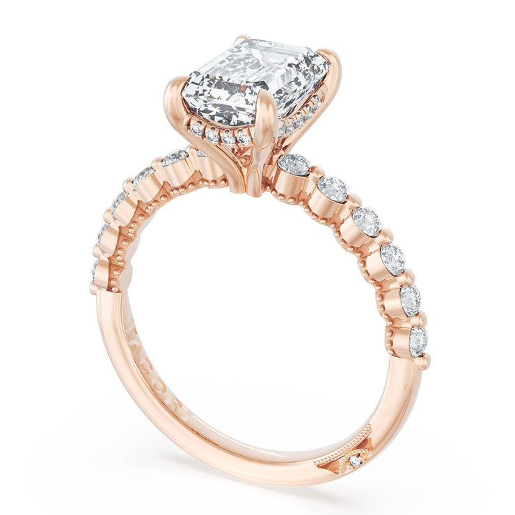 Emerald Solitaire Engagement Ring