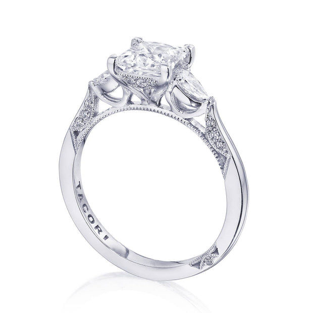 Princess 3-Stone Engagement Ring