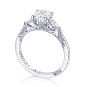 Pear 3-Stone Engagement Ring