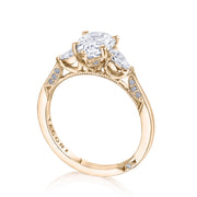 Pear 3-Stone Engagement Ring