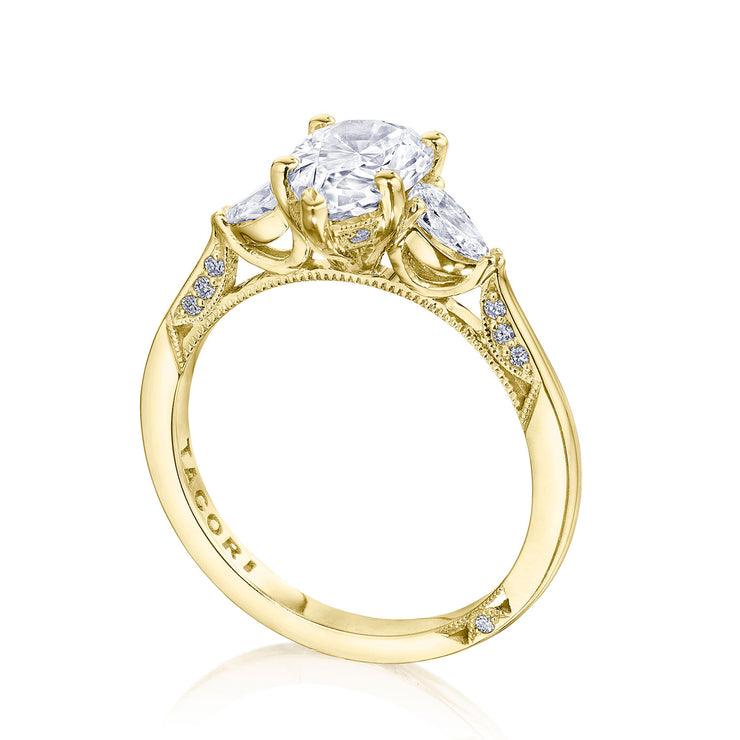 Pear 3-Stone Engagement Ring