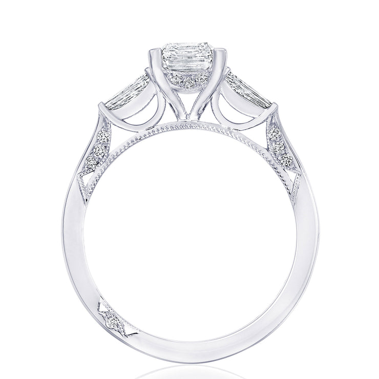 Emerald 3-Stone Engagement Ring
