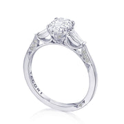 Pear 3-Stone Engagement Ring