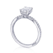 Emerald Solitaire Engagement Ring