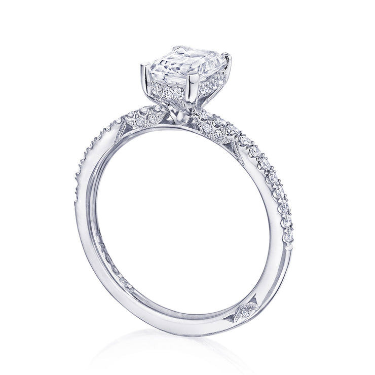 Emerald Solitaire Engagement Ring