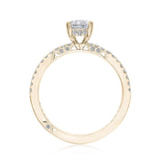 Emerald Solitaire Engagement Ring
