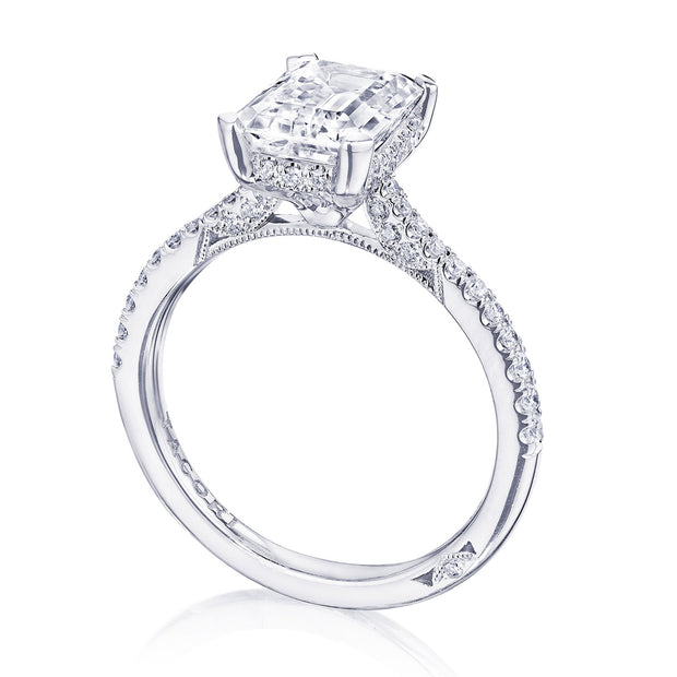 Emerald Solitaire Engagement Ring