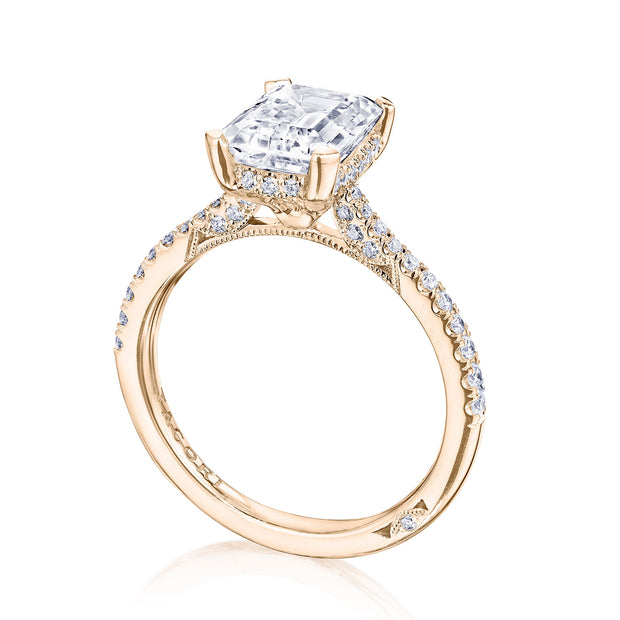 Emerald Solitaire Engagement Ring