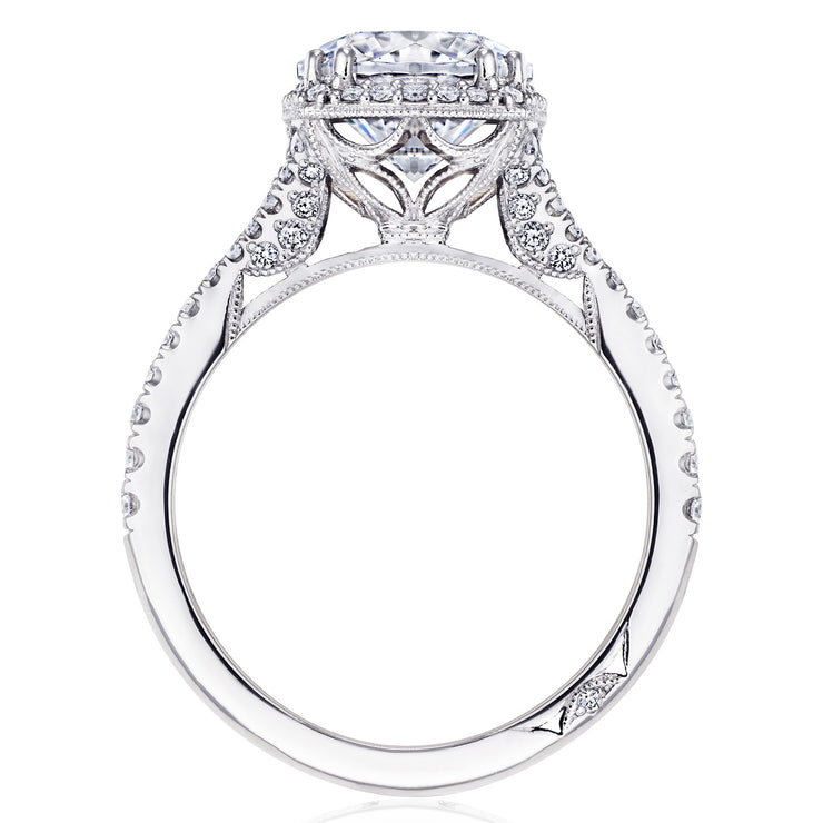 Round Bloom Engagement Ring