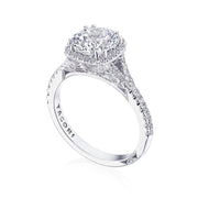 Round Bloom Engagement Ring