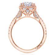 Round Bloom Engagement Ring