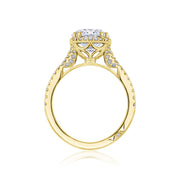 Round Bloom Engagement Ring
