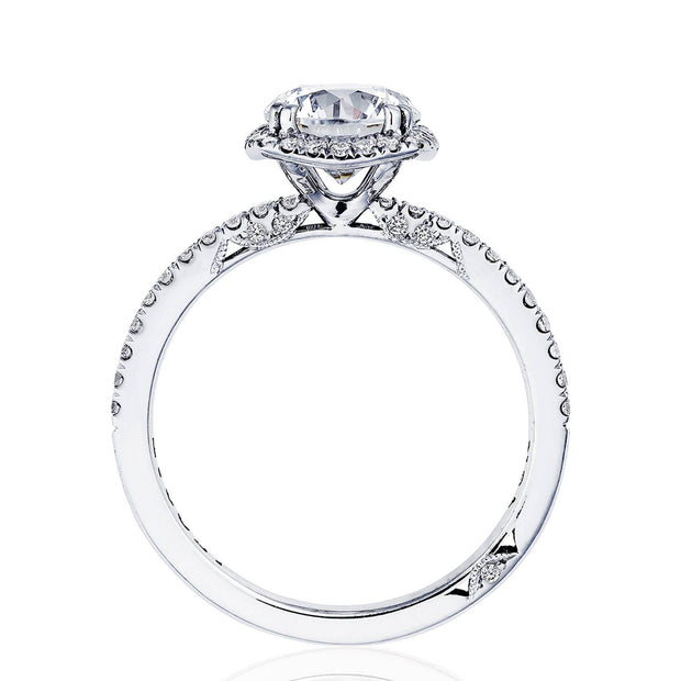 Cushion Bloom Engagement Ring