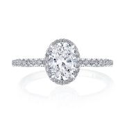 Oval Bloom Engagement Ring